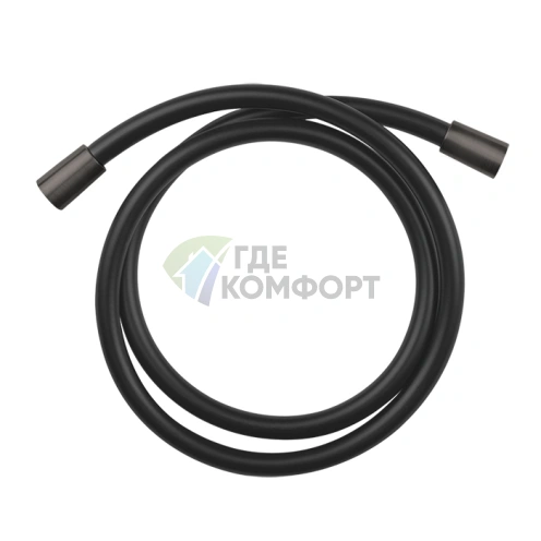 Шланг для ванны GESSI 316 Darkflex 150 см, коническое соединение 1/2, цвет Brushed Black Metal PVD (54137#707) - фото 1