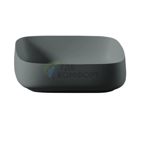 Раковина Artceram Quadro 55x35 см накладная, цвет grigio oliva (COL008 15 00) - фото 1