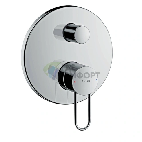 Смеситель для ванны AX Uno однорычажный встраиваемый (хром) (38426000) - фото 1