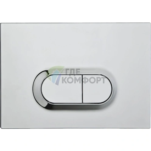 Комплект сливной арматуры VitrA S20 с хромированной кнопкой - фото 5