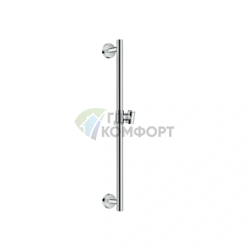 Душевая штанга HG Unica Comfort 650 мм с регулируемым держателем, хром (26401000) - фото 1