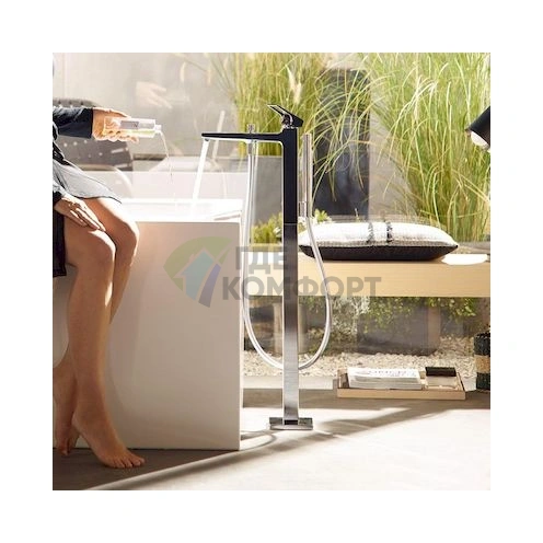 Напольный смеситель для ванной Hansgrohe Metropol 32532000 - фото 2