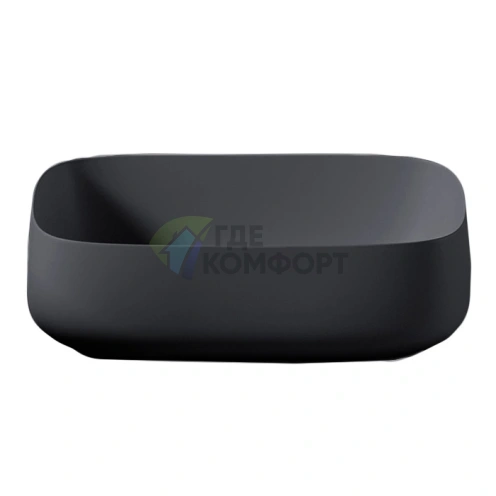 Раковина накладная Artceram Quadro 56 см черный глянец (COL009 03 00) - фото 1