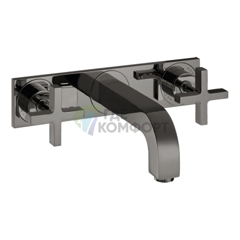 Смеситель для раковины AX Citterio полированный черный хром (39144330) - фото 1