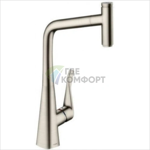 Умный смеситель Hansgrohe Talis Select M51 для кухни с выдвижным душем и системой sBox (73853800) - фото 1