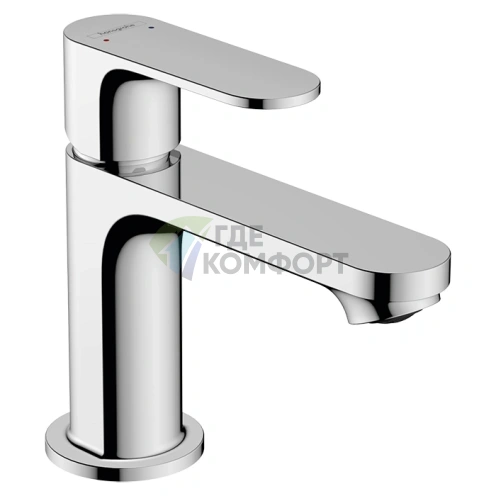 Смеситель для раковины Hansgrohe Rebris S 80, с дисковым картриджем, хром (72510000) - фото 1