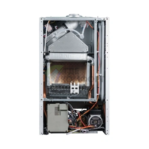 Настенный газовый котел MIZUDO MAESTRO GEM M24Т c шиной OpenTherm стеклянная панель голубая - фото 6