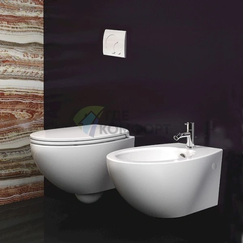 Подвесной унитаз Catalano Velis 57 с компактным дизайном - фото 2