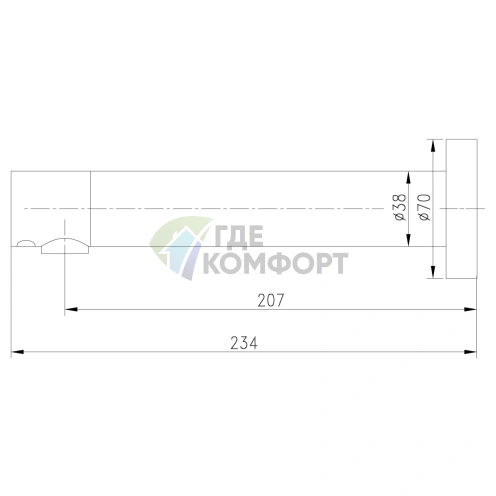 Смеситель для раковины Lemark Project LM4651C однорычажный - фото 2