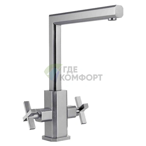 Смеситель Zorg Inox Levos-A для кухни: стиль и надежность из нержавеющей стали - фото 1