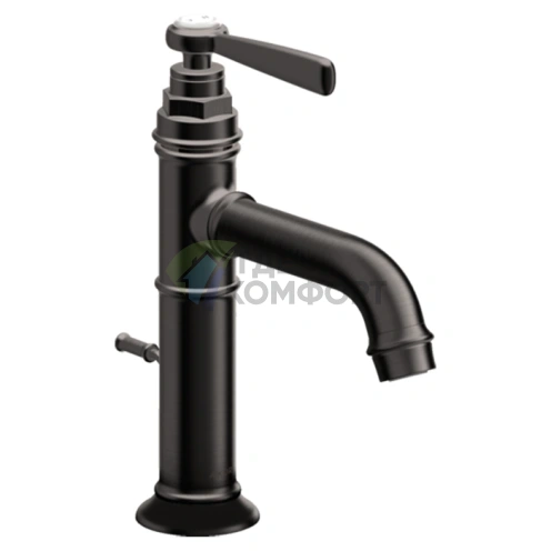 Смеситель для раковины AX Montreux 100, шлифованный черный хром (16515340) - фото 1