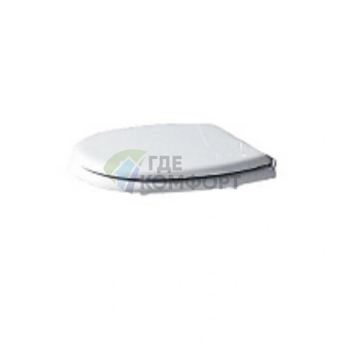 Сиденье для унитаза SIMAS Arcade бело-хром: элегантное и универсальное решение (AR002bi/cr) - фото 1