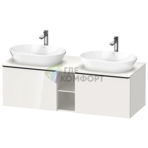 Подвесная тумба Duravit D-Neo, 2 ящика, белый высокоглянцевый, 459x1400x550 мм (DE4950B2222) - фото 1