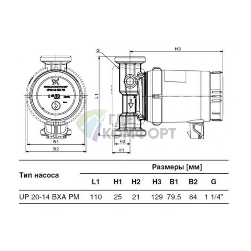 Циркуляционный насос Grundfos Comfort 15-14 BXA PM - фото 2