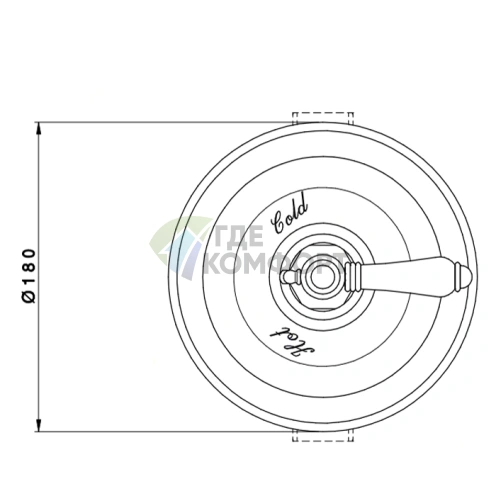 Термостатическая встраиваемая панель для душа Nicolazzi с одним источником, хром (4914CR05) - фото 2