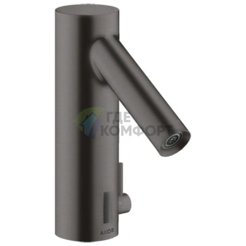 Стильный смеситель AX Starck для раковины в матовом черном хроме (10140340) - фото 1