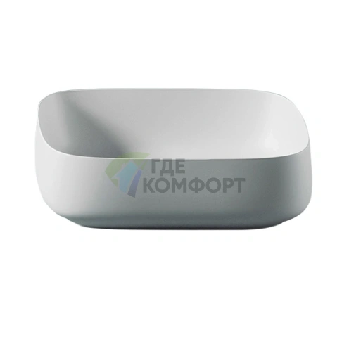 Раковина Artceram Cognac накладная без отверстия 55x35 см белая (COL008 01 00) - фото 1