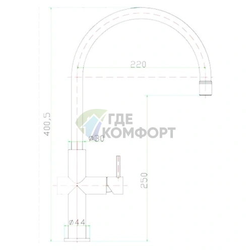 Смеситель для кухни Zorg Inox Aria — долговечность и стиль из нержавеющей стали - фото 2