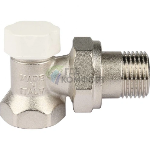 Stout запорно-балансировочный клапан угловой 1/2 для систем отопления - фото 4