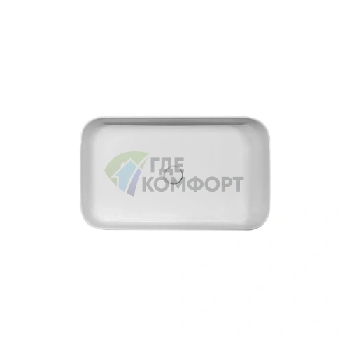 Раковина накладная Kerasan Tribeca 70x43 см без отверстия под смеситель, белая матовая (460230) - фото 1