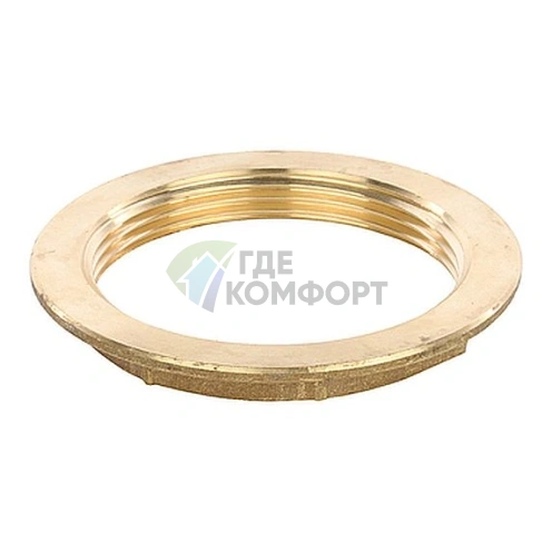 Контргайка STOUT с упором 2 латунная - фото 2