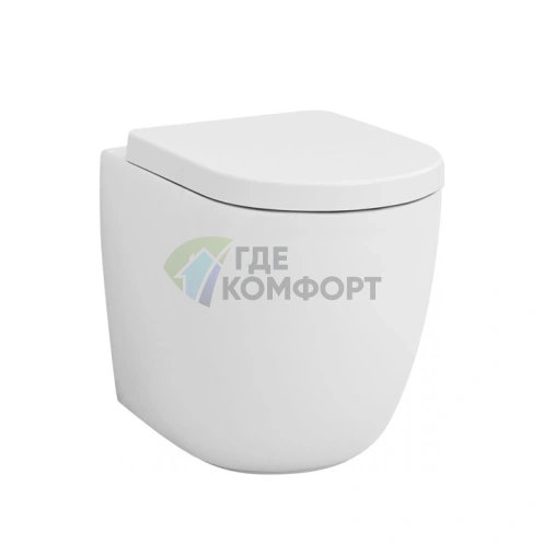 Унитаз напольный Artceram FILE 2.0 безободковый, комплект с креплением, белый (FLV005 01 30) - фото 1