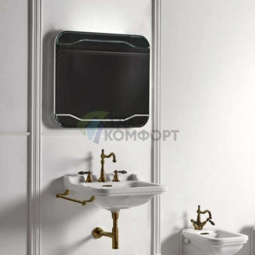 Боковой полотенцедержатель Kerasan Waldorf для раковины 40 см, бронза (740893br) - фото 3