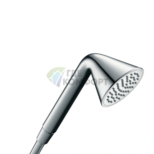 Ручной душ AX с эргономичным дизайном Front и покрытием хром (26025000) - фото 1