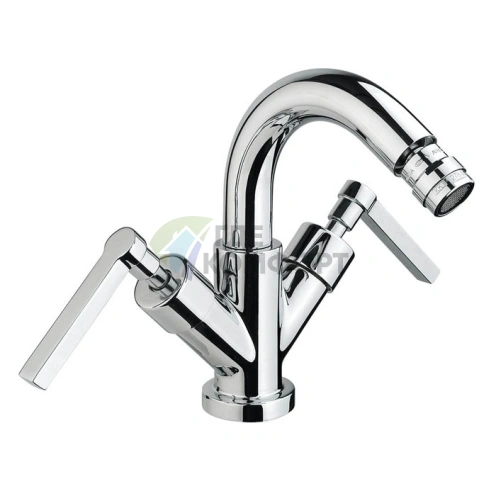 Смеситель для биде Nicolazzi Mac Kinley 05: хром, донный клапан, излив 135 мм (2237CR29) - фото 1