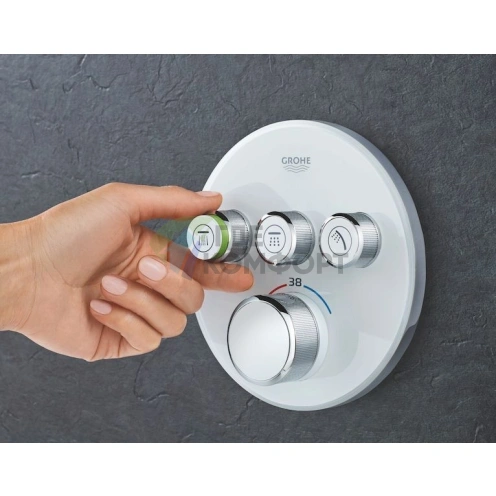 Термостат для ванны Grohe Grohtherm SmartControl 29904LS0 Moon White - фото 6