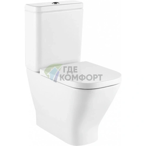 Унитаз-компакт Roca Gap с системой Clean Rim - фото 1