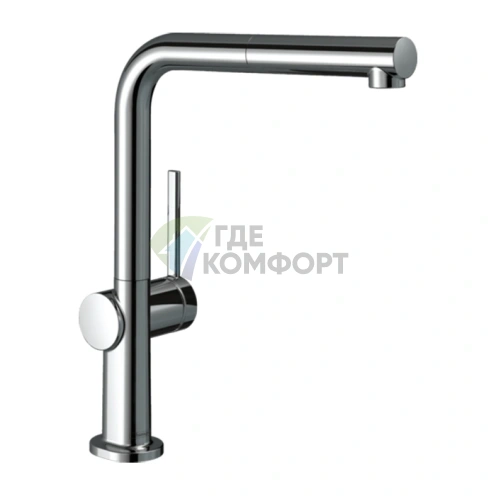 Кухонный смеситель Hansgrohe Focus M41 с вытяжным душем, хром (72845000) - фото 1