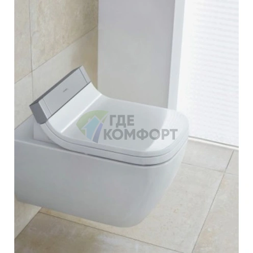 Подвесной унитаз Duravit Starck 3: Современный дизайн и функциональность (2226590000) - фото 8