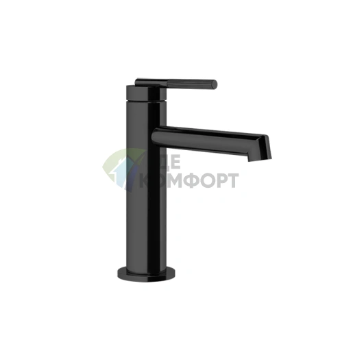 Смеситель для раковины Gessi Ingranaggio Black Metal Brushed PVD без донного клапана (63502#707) - фото 1