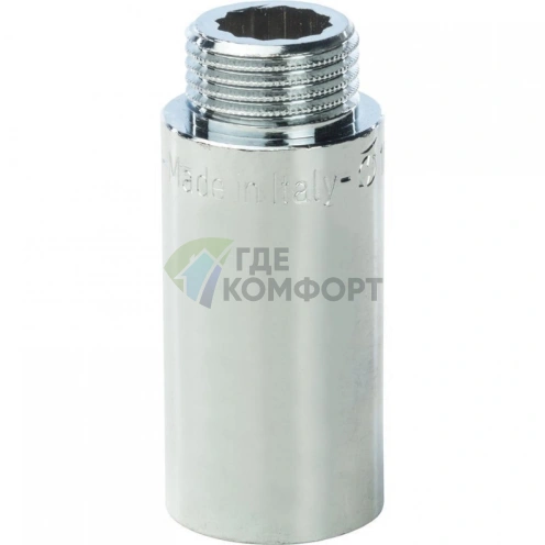 Удлинитель STOUT латунный 1/2 x 60 хромированный - фото 2