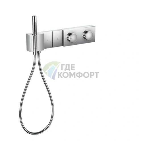 Термостат для душа AX Edge 470/100 с ручным душем, хром (46700000) - фото 1