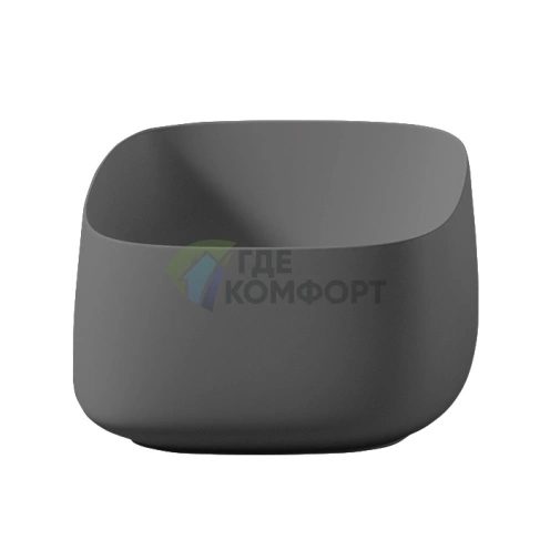 Раковина Artceram Cognac 43x43 см накладная без отверстия цвет denim (COL006 37 00) - фото 1