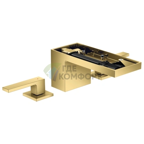 Смеситель для раковины AX MyEdition в полированном золоте без панели (47052990) - фото 1