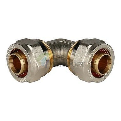 Stout Угольник 90° 26x26 для металлопластиковых труб винтовой - фото 1