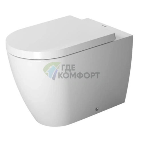 Унитаз напольный пристенный Duravit ME by Starck: горизонтальный слив, 4.5 л, белый (2169090000) - фото 1