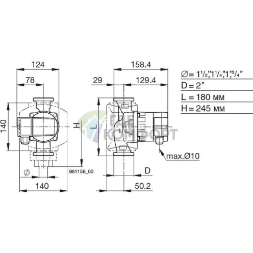 Циркуляционный насос Biral AX 12-2 - фото 4