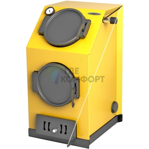 Твердотопливный напольный одноконтурный котел Термофор Прагматик Автоматик 20кВт АРТ под ТЭН - фото 1