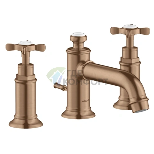 Смеситель для раковины AX Montreux 30 см, цвет шлифованное красное золото (16536310) - фото 1