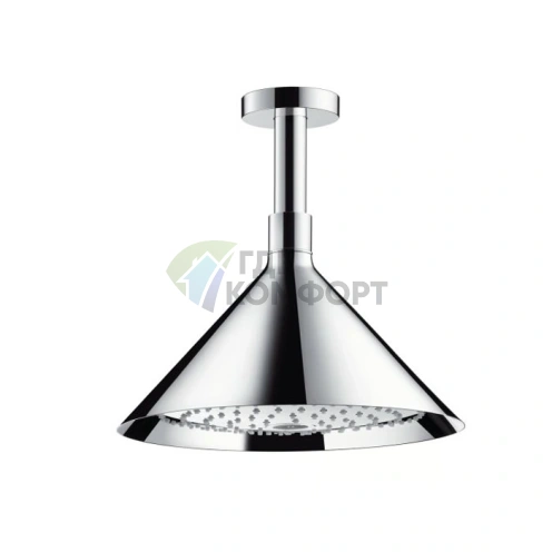 Потолочный верхний душ AX ShowerCollection с 2 режимами струи и держателем, хром (26022000) - фото 1