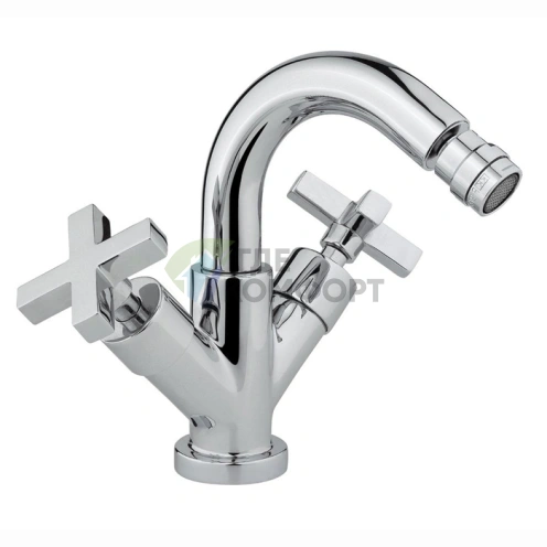 Смеситель для биде Nicolazzi M.Croce с двумя ручками, хром (2237CR27) - фото 1