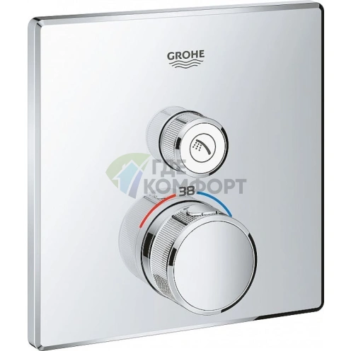 Цифровой термостат Grohe Grohtherm SmartControl для душа - фото 1