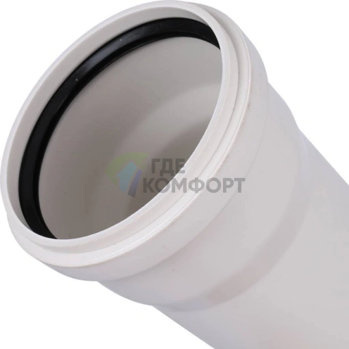 Труба канализационная К/П 110х1500мм Sinikon (Синикон) - фото 5