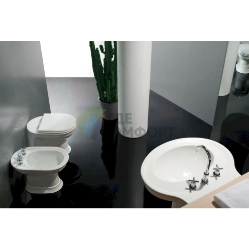 Приставной унитаз Hatria Dolcevita с вертикальным выпуском - фото 5