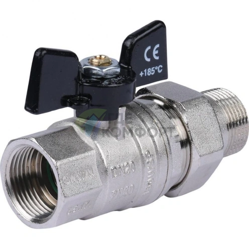 Bugatti шаровый кран Oregon 3/4 НР-ВР, 322, полнопроходной - фото 1