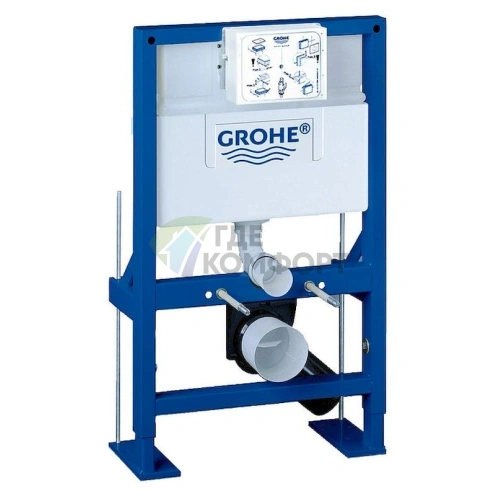 Усиленная система инсталляции для унитазов Grohe Rapid SL 38587000 — надежное решение для вашего санузла - фото 1